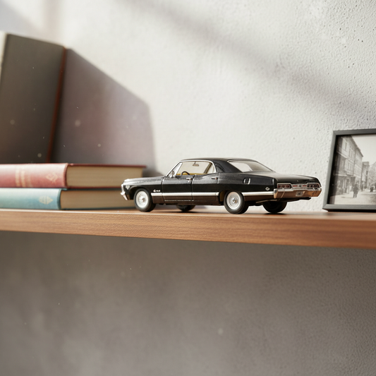 Miniatura de Carro Impala Preto – Colecionável em Detalhes Realistas