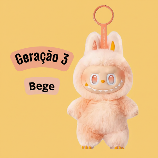Labubu Monstros Mini Pelúcias Colecionáveis – Geração 3, Sortidos, Cores Degradê e Surpresas (Sem Caixa)