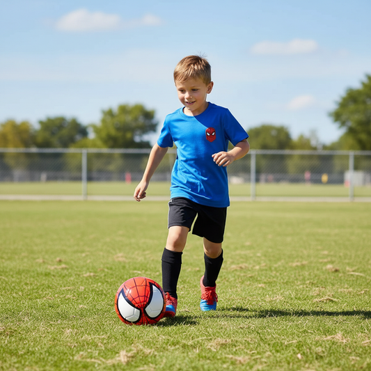 Bola de Futebol Infantil – Tema Homem-Aranha, Resistente e Divertida