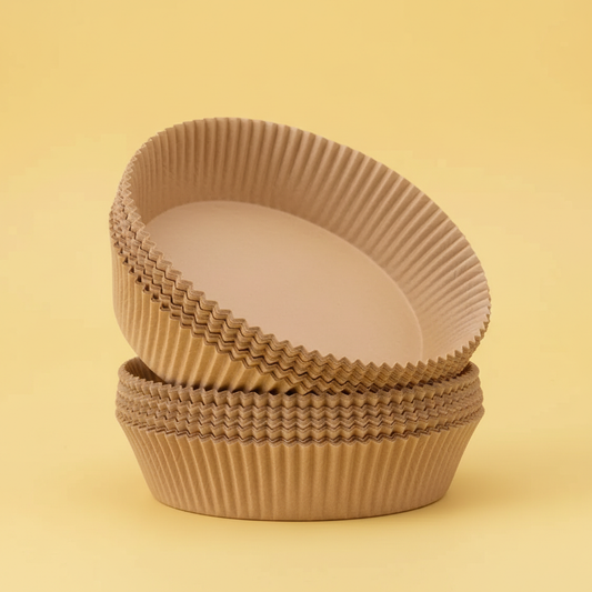 Forma Descartável para Air Fryer 16cm – Pacote com 50 Unidades