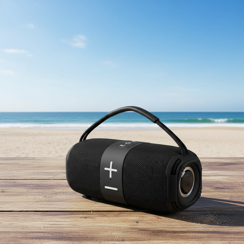 Caixa de Som Bluetooth – 10W, Bivolt, IPX6 e Alça (Cores Sortidas)