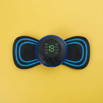 Mini Massageador Elétrico Portátil Recarregável – Eletroterapia para Pescoço e Pernas (Bivolt)