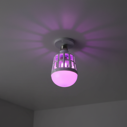 Lâmpada Led Bulbo Frio Mata Mosquito Moscas Repelente - Bivolt 15W