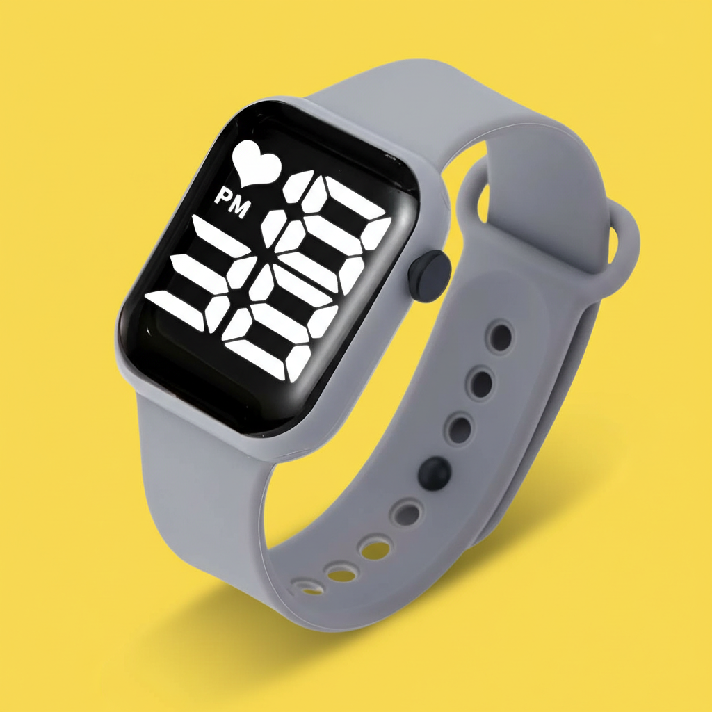 Relógio Digital SKMEI – Masculino, Cinza, Resistente e Moderno