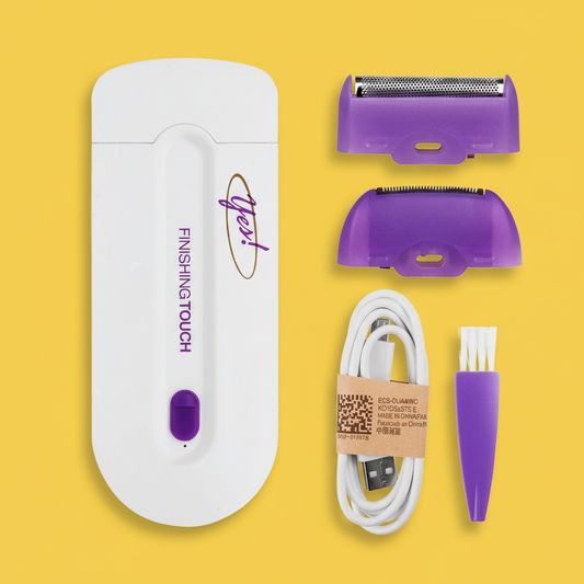 Depilador Elétrico Removedor de Pelos Bivolt – Prático e Eficiente (Roxo/Branco)