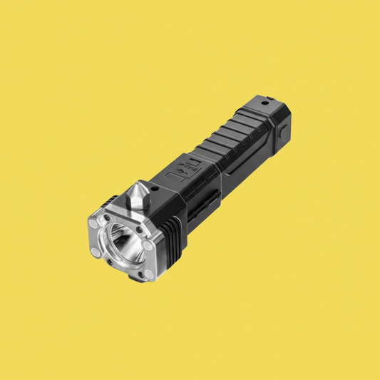 Lanterna LED Martelo Recarregável – Emergência e Uso Multiuso