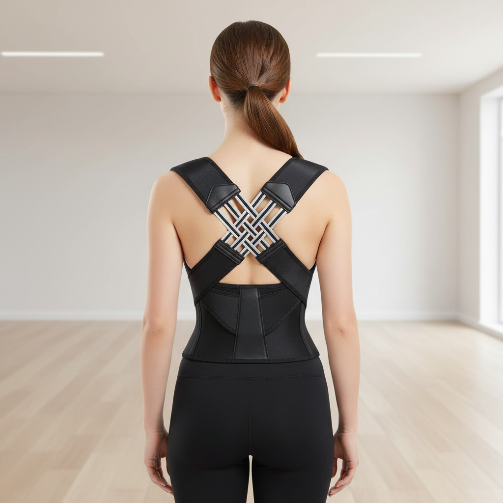 Colete Corretor de Postura Ortopédico Feminino – Tamanho L (G) – Conforto e Suporte