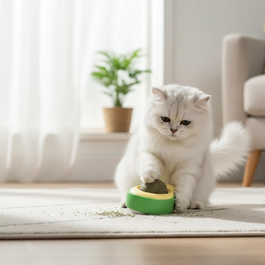 Brinquedo para Gatos Abacate com Catnip – Diversão e Estímulo para Pets