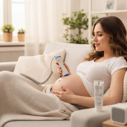 Doppler Monitor Portátil de Batimento Cardíaco – Azul ou Verde, Prático e Preciso