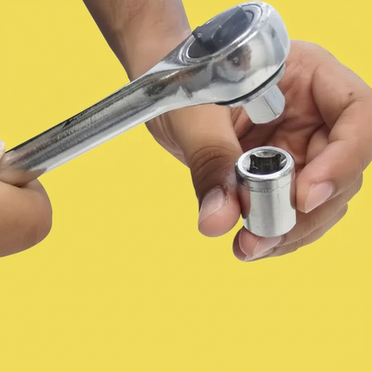 Jogo de Ferramentas 40 Peças com Soquetes – Maleta Cinza, Uso Automotivo e Doméstico