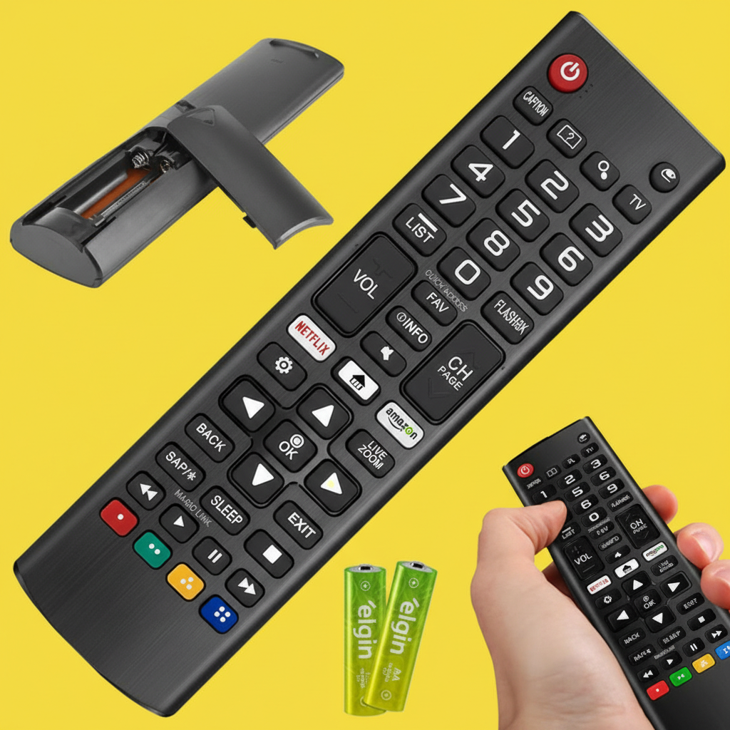 Controle Universal LG – Smart, Compatível com TVs e Aparelhos LG