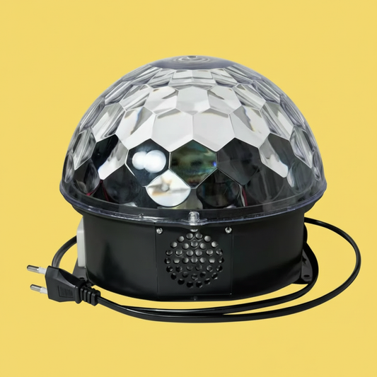 Bola Maluca Cristal – Globo de LED com Som Bluetooth, Bivolt