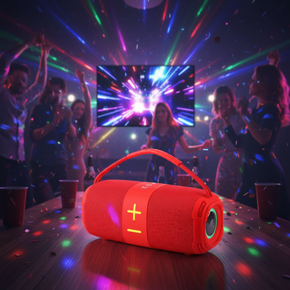 Caixa de Som Bluetooth – 10W, Bivolt, IPX6 e Alça (Cores Sortidas)