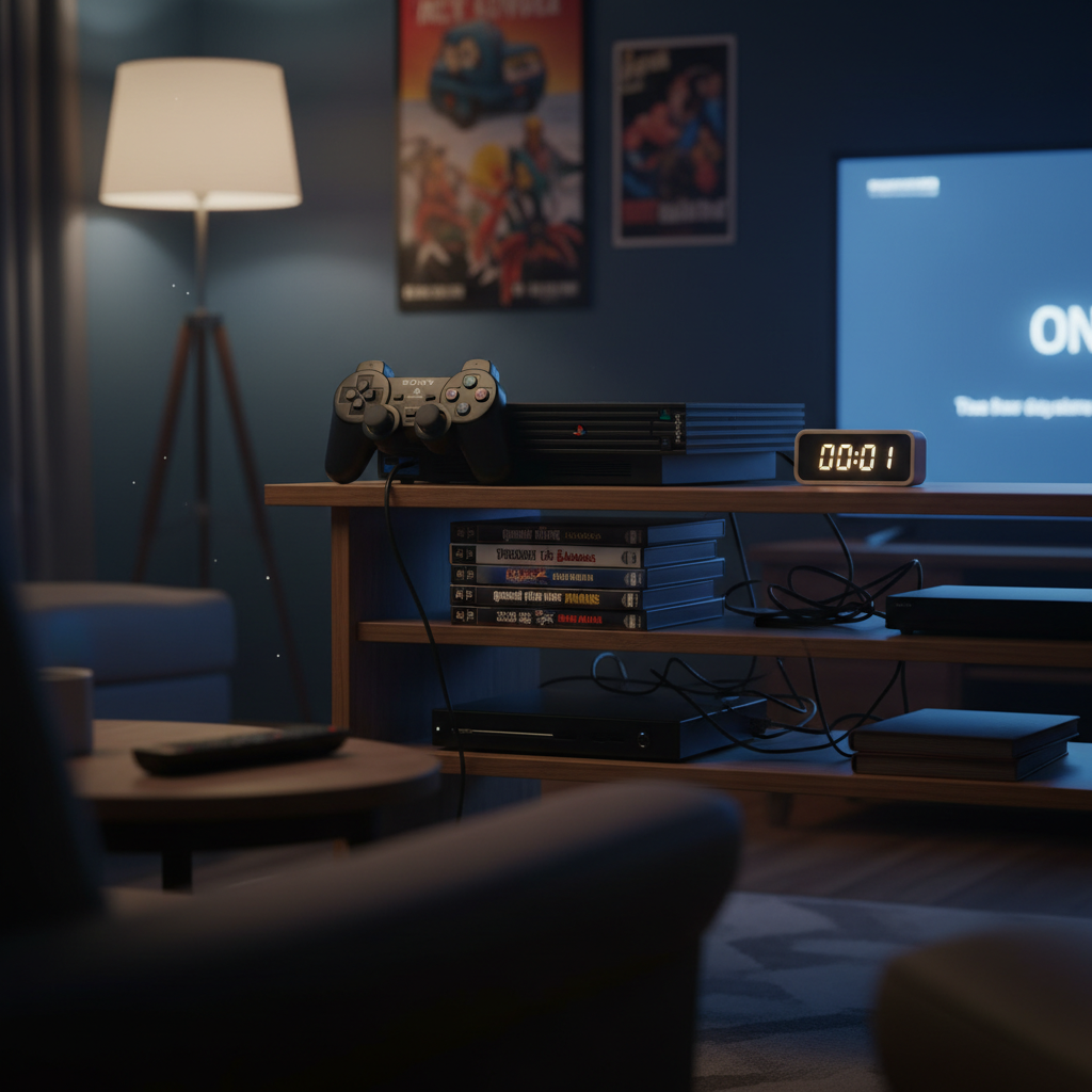 Controle Joystick com Fio para PS2, Conforto e Precisão