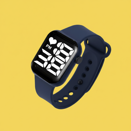 Relógio Digital SKMEI – Masculino, Azul Escuro, Resistente e Moderno