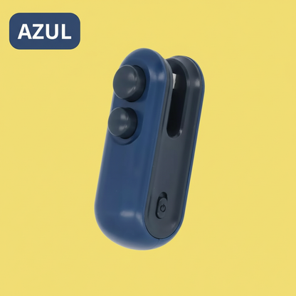 Mini Seladora Portátil para Sacos Plásticos – Azul, Branco ou Rosa