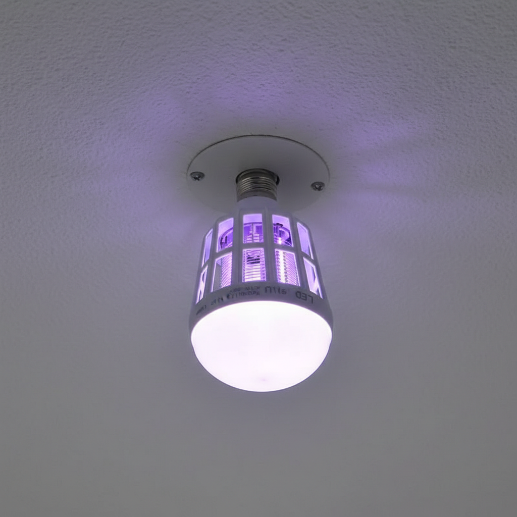 Lâmpada Led Bulbo Frio Mata Mosquito Moscas Repelente - Bivolt 15W