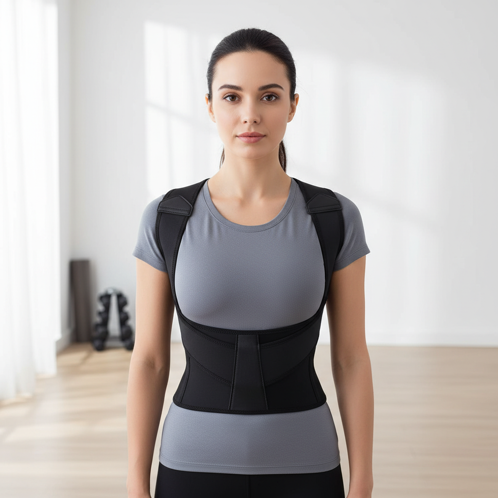 Colete Corretor de Postura Ortopédico Feminino – Tamanho L (G) – Conforto e Suporte