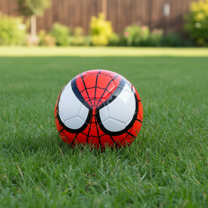 Bola de Futebol Infantil – Tema Homem-Aranha, Resistente e Divertida