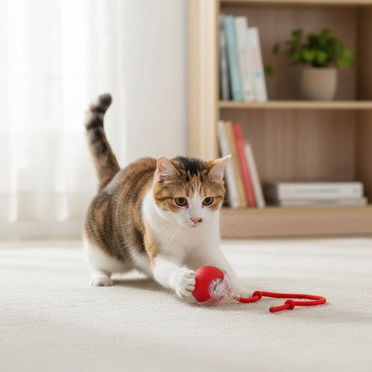 Bola Inteligente para Pets – Brinquedo Interativo Automático Recarregável (Cores Sortidas)