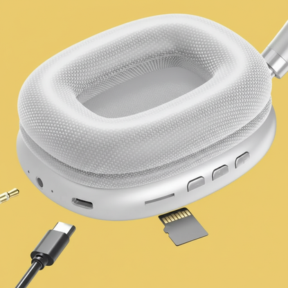 Fone de Ouvido Bluetooth P9 – Wireless, Sem Fio, Azul, Headphone Air