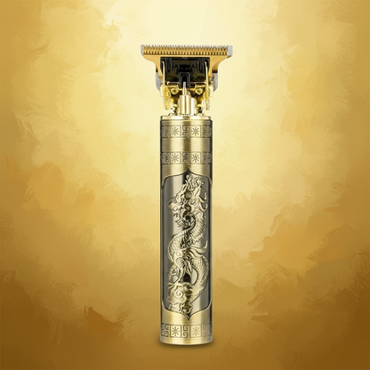 Máquina de Cortar Cabelo Dragão Sem Fio Bivolt – Acabamento Profissional com 4 Pentes