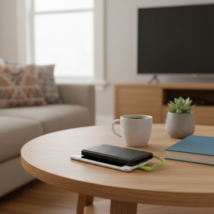 Carregador Portátil 10000mAh – Power Bank Compacto e Prático