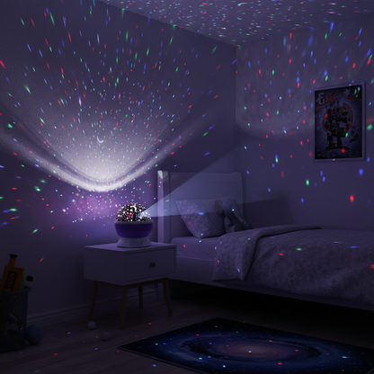 Luminaria Projetor De Estrela Abajur Universo 360º Bivolt - (Cores Sortidas)