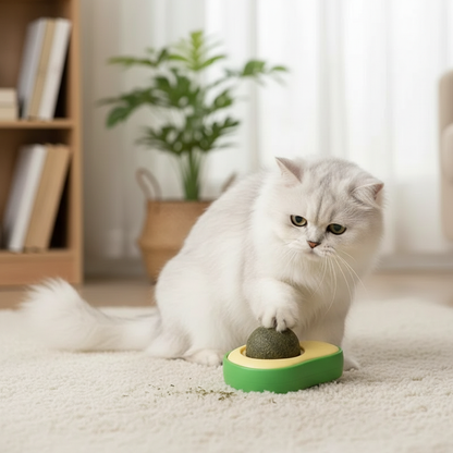 Brinquedo para Gatos Abacate com Catnip – Diversão e Estímulo para Pets