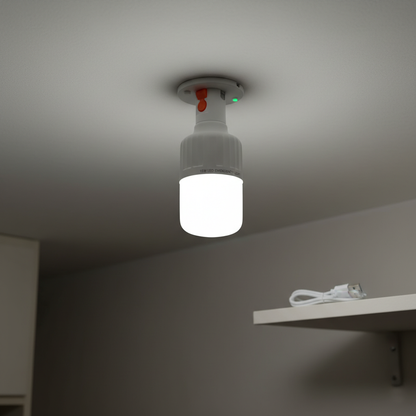 Lâmpada de Emergência LED 15W  – Iluminação Confiável e Duradoura