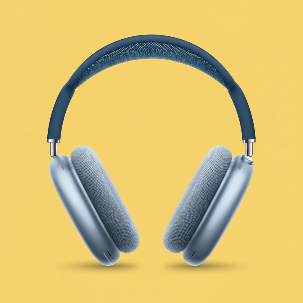 Fone de Ouvido Bluetooth P9 – Wireless, Sem Fio, Azul, Headphone Air