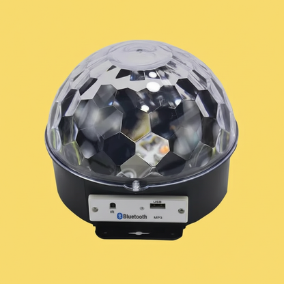 Bola Maluca Cristal – Globo de LED com Som Bluetooth, Bivolt