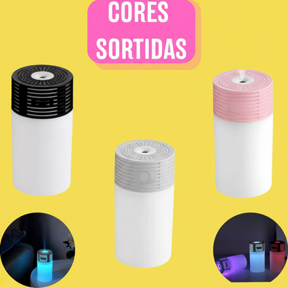 Umidificador de Ar com LED  – Bivolt (Cores Sortidas)