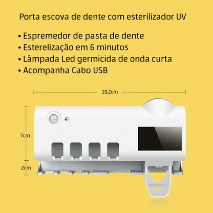 Dispenser Automático Suporte de Pasta de Dente