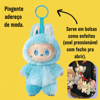 Labubu Monstros Mini Pelúcias Colecionáveis – Geração 3, Sortidos, Cores Degradê e Surpresas (Sem Caixa)