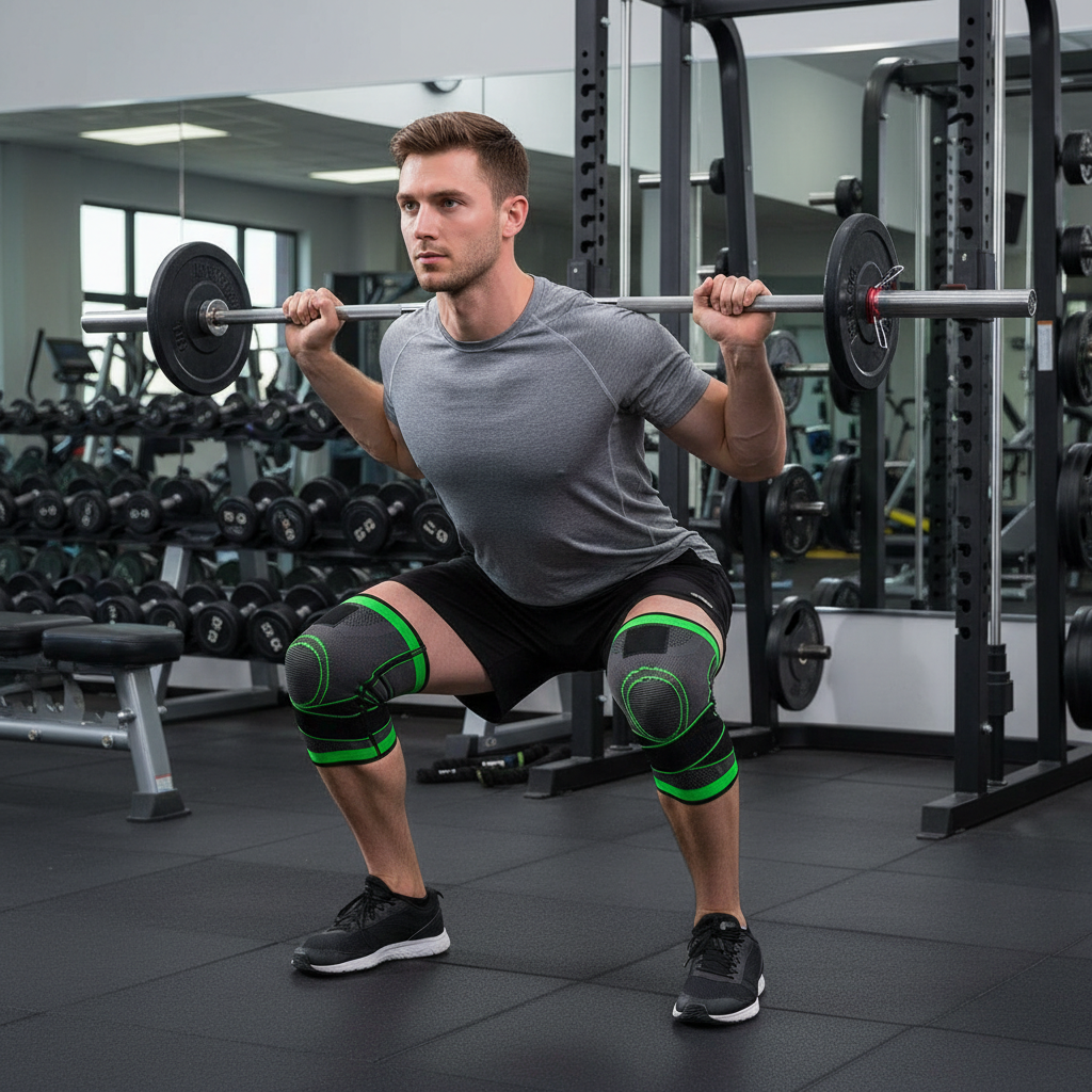 Par de Joelheiras Ortopédicas de Compressão – Suporte, Estabilidade e Conforto