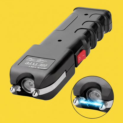 Lanterna de Choque Teaser portátil e recarregável