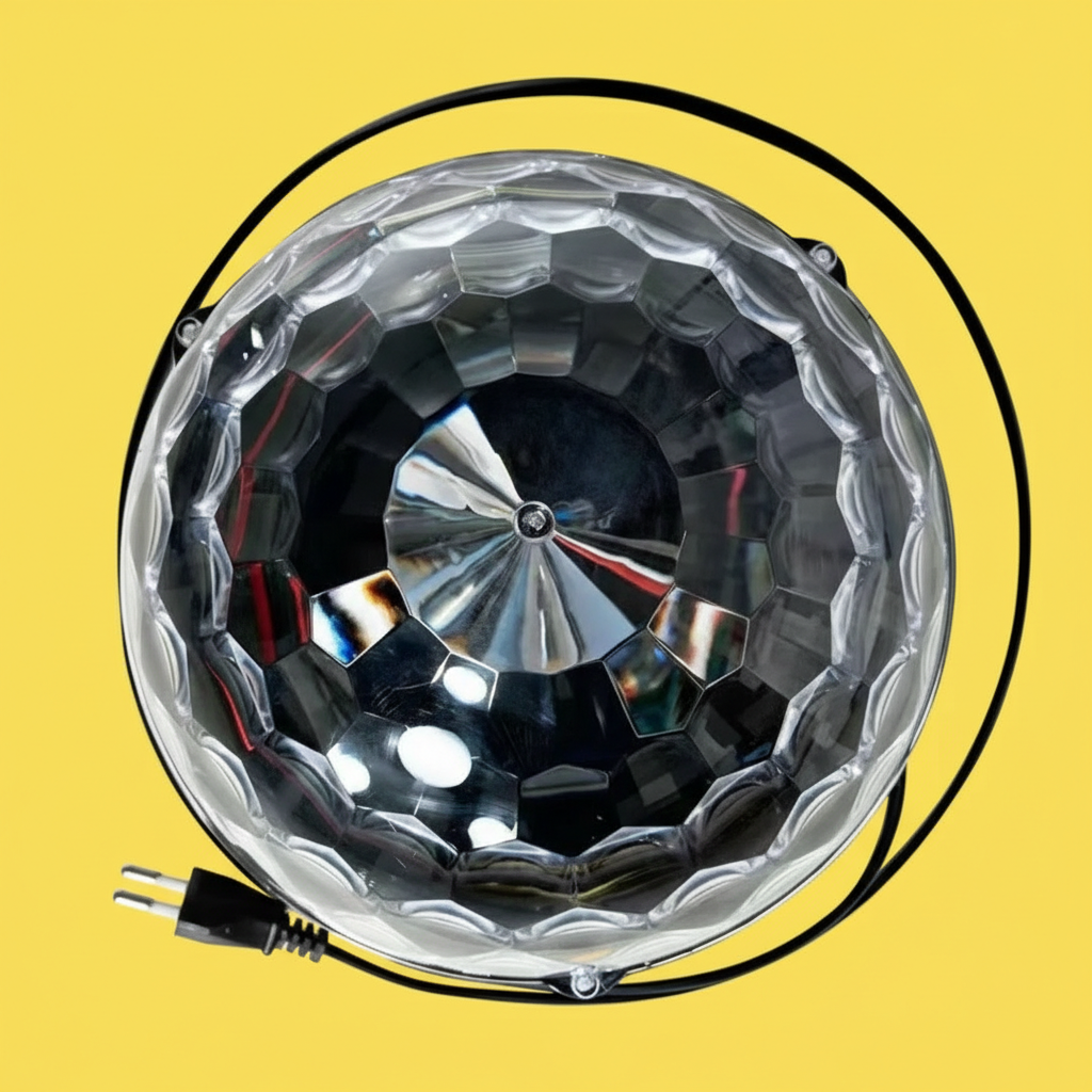 Bola Maluca Cristal – Globo de LED com Som Bluetooth, Bivolt