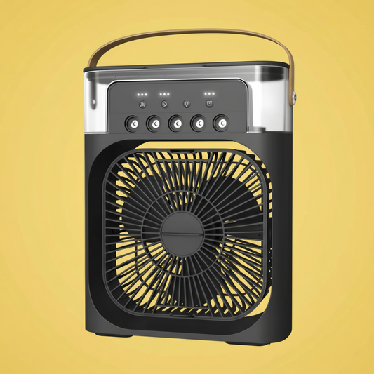 Mini Ventilador Portátil com Ventilador e Umidificador -  (Cores Sortidas)