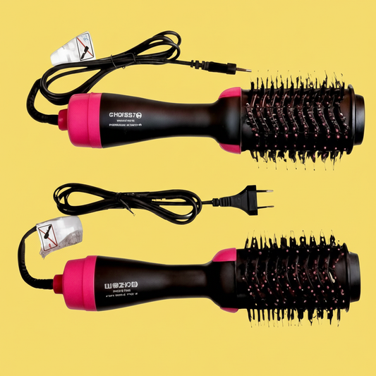 Escova secadora alisadora 3 em 1 110v alisa e seca