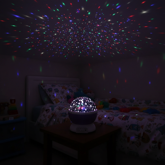 Luminaria Projetor De Estrela Abajur Universo 360º Bivolt - (Cores Sortidas)